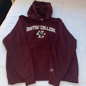 CHAMPION. BOSTON COLLEGE. XL HOODIE SWEATSHIRT. UNISEX.